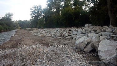 Foto von Arbeiten am Auenschutzpark