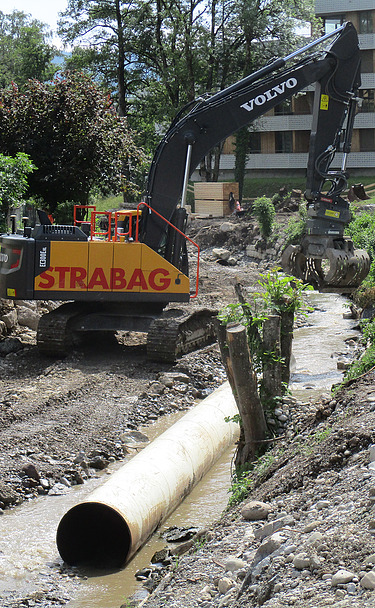 Foto Hochwasserschutz Aabach in Uster