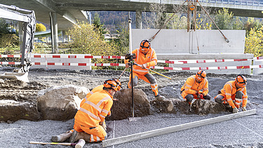 Foto von Einbau Gleise in Junzlen