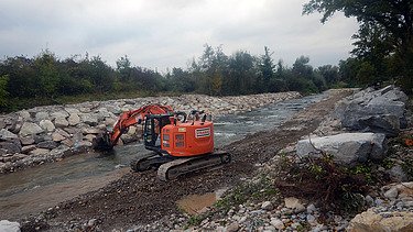 Foto von Arbeiten am Auenschutzpark