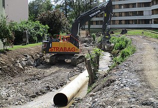 Foto Hochwasserschutz Aabach in Uster