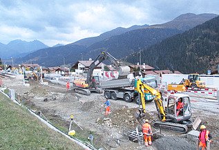 Foto von Baustelle Bahnhof 