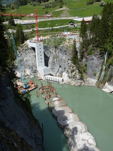 Bild von Einlaufbauwerk Stausee Solis
