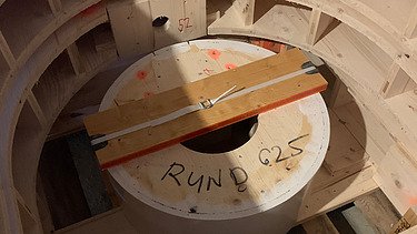 Ein perspektivisch interessant fotografiertes Schalungselement