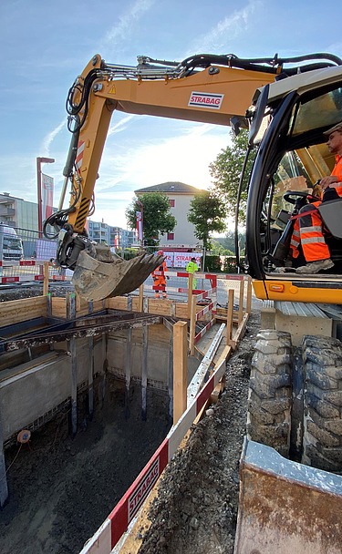 Foto von Bauarbeiten Zollikofen