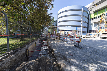 Bauarbeiten in Zürich Altstetten vom Ingenieurbau Bild von Bauarbeiten in Zürich Altstetten