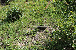 Sockel für die Pfähle