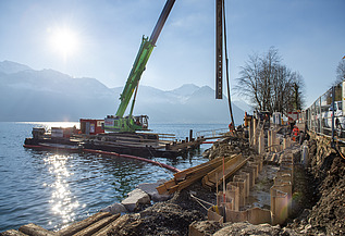 Foto Ufersanierung in Gersau