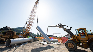 Foto von Einbau Grundwasserpumpwerk Leim