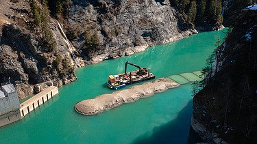 Bild von Einlaufbauwerk Stausee Solis