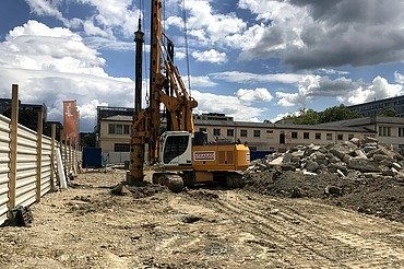 Baustelle Quartet Phase 4 in Genf - STRABAG Foto von Baustelle Quartet Phase 4