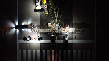 Foto von Arbeiten bei Nacht