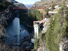 Bild von Einlaufbauwerk Stausee Solis