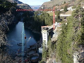 Bild von Einlaufbauwerk Stausee Solis