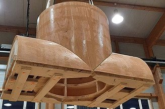Geometrisch anspruchsvolles und eindrückliches Kanalschalungselement