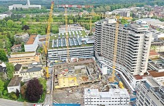 Foto vom Neubau Inselspital