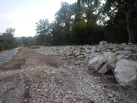Foto von Arbeiten am Auenschutzpark